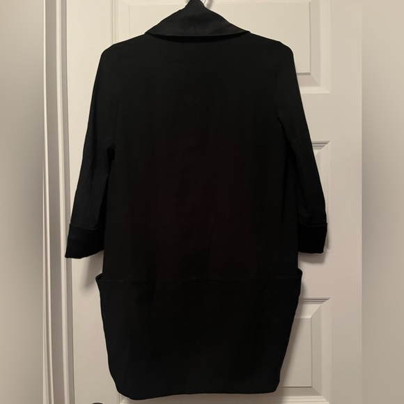WILFRED ARITZIA Chevalier Open Blazer (Black) with silk trim - Picture 3 of 4